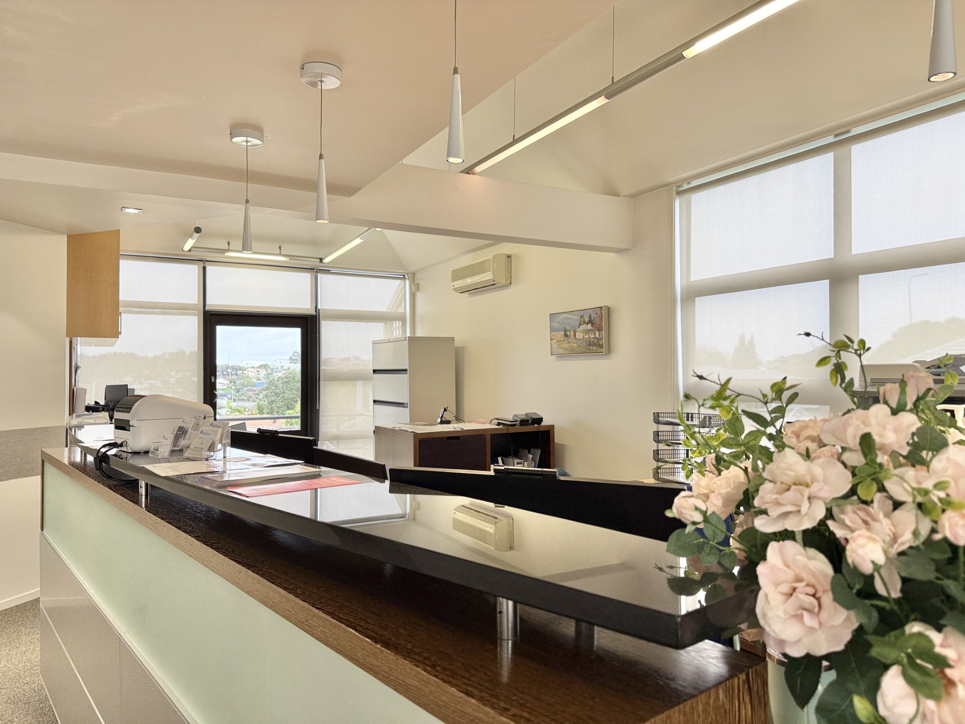 Clean and modern treatment room